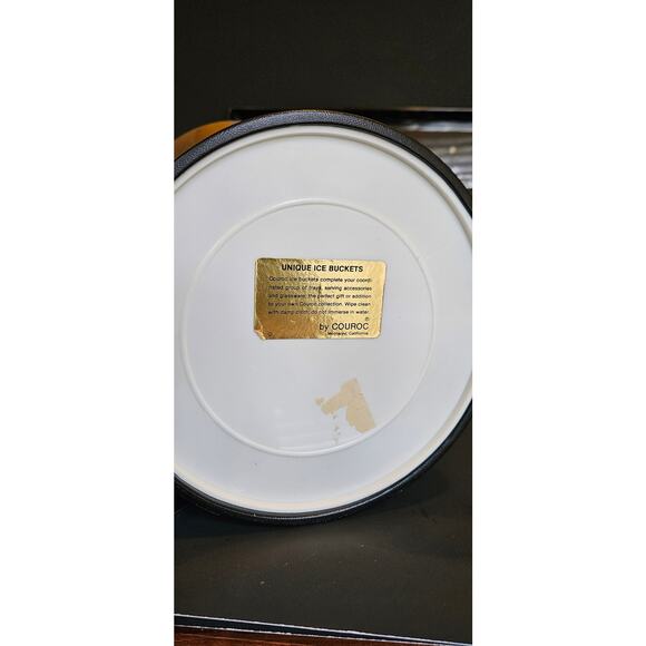 Couroc Owl Gold 8 Pc Tray 6 glasses and ice bucket -22K Gold - Picture 11 of 11